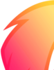 Orange And Pink Cut Image